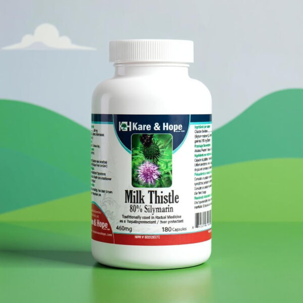 Milk Thistle 80% Silymarin (90 Capsules)