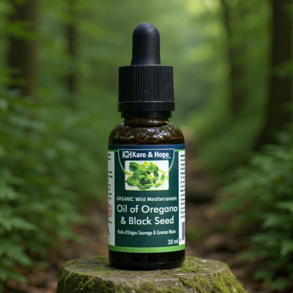 CERTIFIED ORGANIC Oregano & Black Seed Oil Blend - 30ml